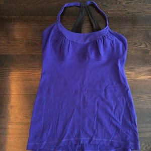 Blue Lululemon Tank